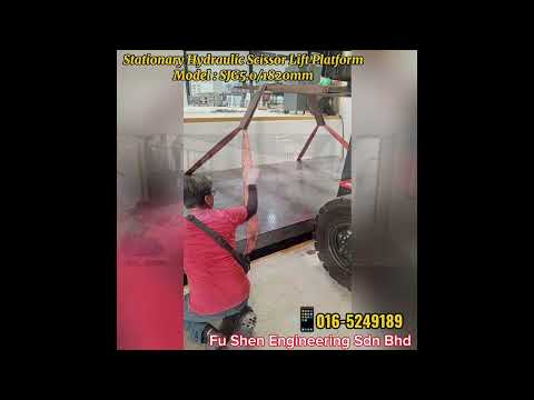 Fu Shen Stationary Hydraulic Scissor Lift Installation |SJG5.0/1820MM |Sungai Petani, Kedah | Warehouse Lifter