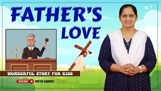Father's Love l sunday school stories in telugu l Kids Story Time | Priya Haaris |
