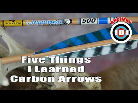 Traditional Archery -  5 Things about Carbon Arrows