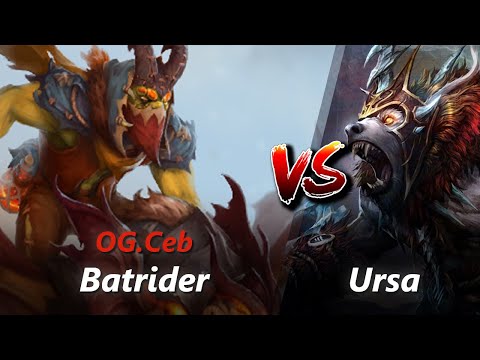 Ceb offlane Batrider vs Ursa/Treant Protector | First 10 minutes