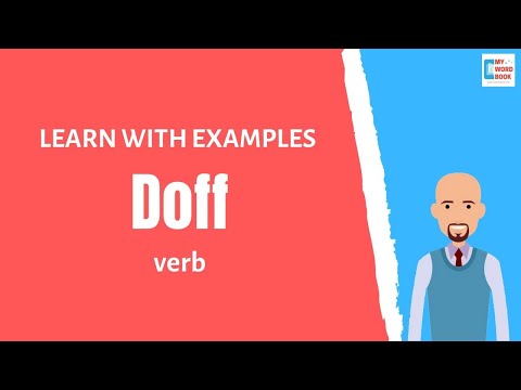 Doff | Meaning with examples | My Word Book