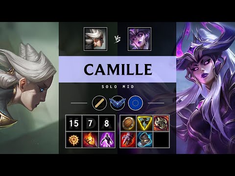 Camille Mid vs Syndra: Dominating - EUW Diamond Patch 25.S1.1