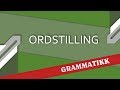 Ordstilling (setninger) - Norwegian language