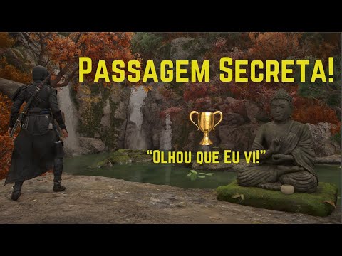 Assassin's Creed Shadows - Guia: Troféu Olhou que eu vi! (descubra a passagem secreta da cachoeira)