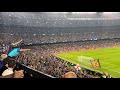 FULL Camp Nou singing “Un Dia De Partit” | FC Barcelona v Bayern Munich 0:3, Champions League 2022
