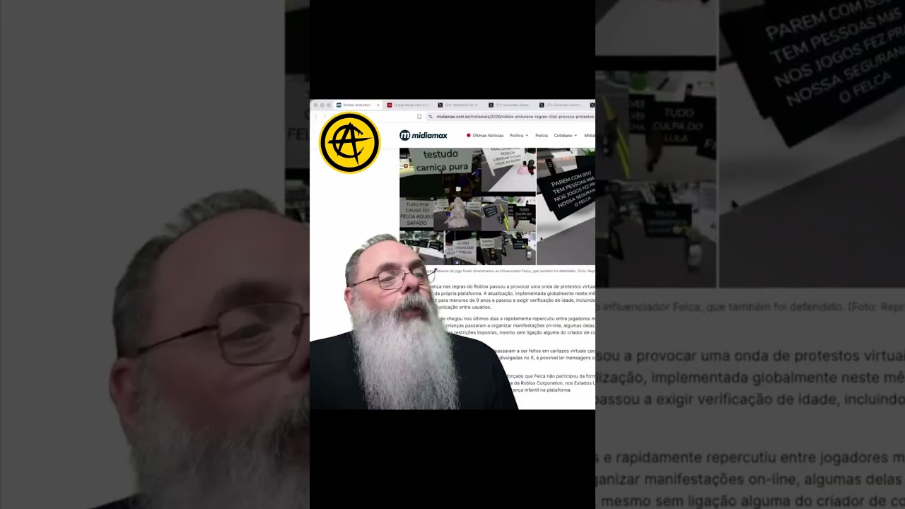 ROBLOX se ADAPTA a LEI FELCA e PROIBE CHAT de CRIANÇAS que se REVOLTAM contra FELCA e o GOVERNO