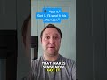 Stop saying 'I understand' all the time.