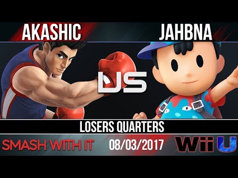 SWI 90 - Akashic (Little Mac/Bowser) vs. Jahbna (Ness) - Losers Quarters - Smash Wii U