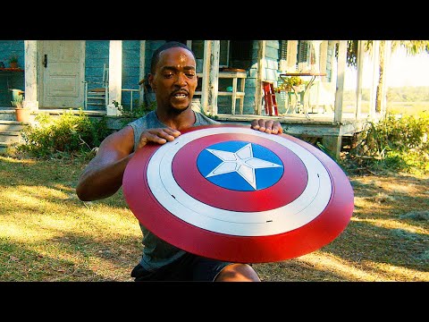Sam Wilson Training with Captain America's Shield - The Falcon and the Winter Soldier (TV Series)
