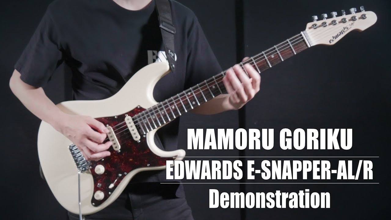 ESP Guitars: EDWARDS E-SNAPPER-AL/R Demonstration feat. Mamoru Goriku (五陸守)