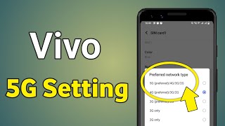 Vivo 5g Setting | Vivo 5g Phone | How To Enable 5g On Vivo Y11