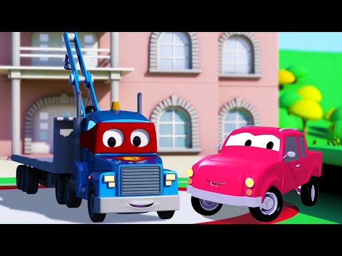 Kamion Za Prijevoz - Super Kamion Carl u Auto Gradu | Građevinski crtići za djecu sa autima