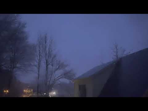 Ice & Thunder Storm in Memphis TN 2021