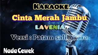 Download lagu CINTA MERAH JAMBU | LAVENIA | KARAOKE | VERSI PATAM SALIH KARO | NADA CEWEK mp3