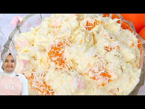 Never tried a dessert salad? this AMBROSIA SALAD recipe is a must try!