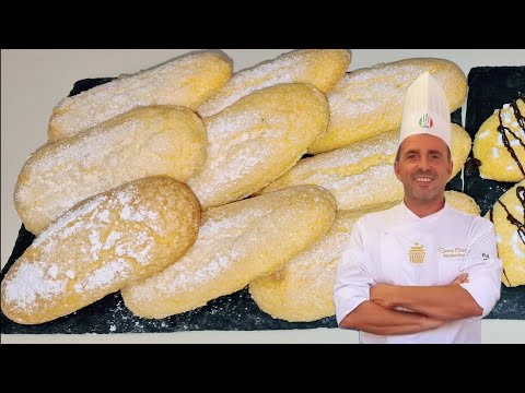 Savoiardi spettacolari con sole uova,zucchero e farina.Ricetta spettacolare fatta totalmemte mano