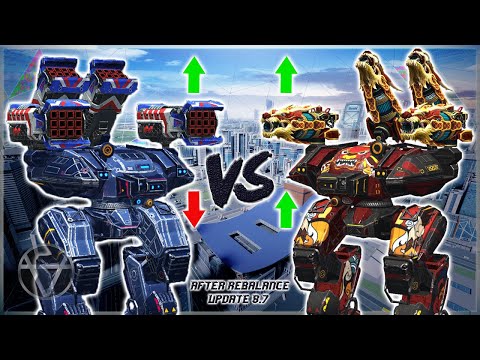 [WR] 🔥 Dragoon (+45%) VS Avalanche (+40%) – Mk3 Comparison | War Robots