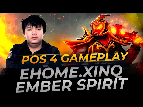Ember Spirit Support by XinQ | Full Gameplay Dota 2 Replay