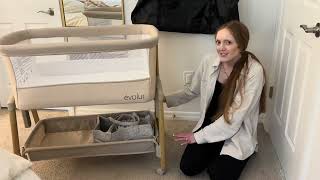 Honest Mom Review - What I love about this Evolur Lullaby bassinet