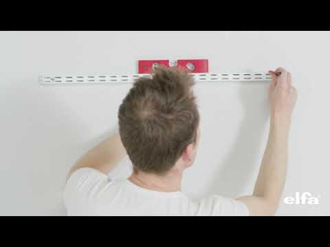 Assembly: Elfa Shelving system Plug-in, Wallband 700 mm