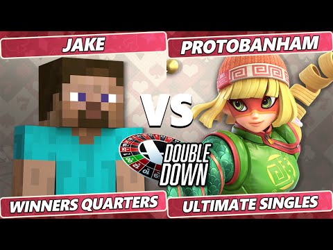 Double Down 2022 Winners Quarters - Jake (Steve) Vs. ProtoBanham (Min-Min) SSBU Smash Ultimate