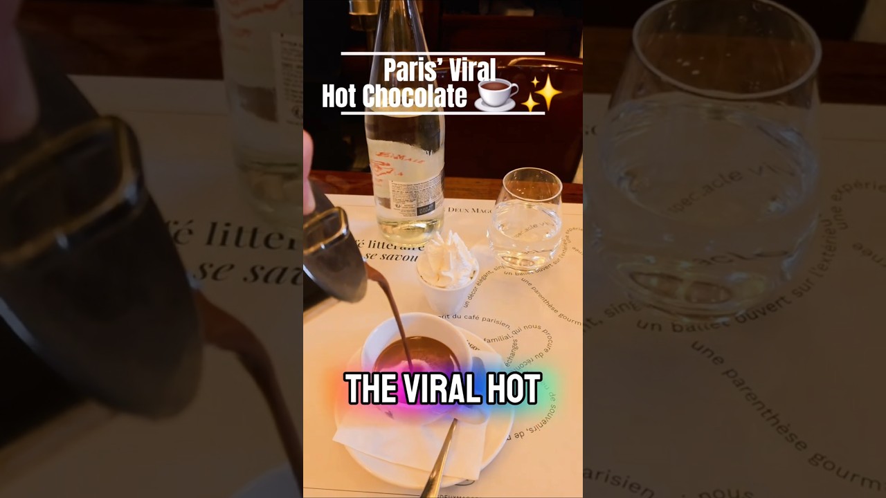 I Tried Paris’ Viral Hot Chocolate ☕✨ Is Les Deux Magots Worth It?