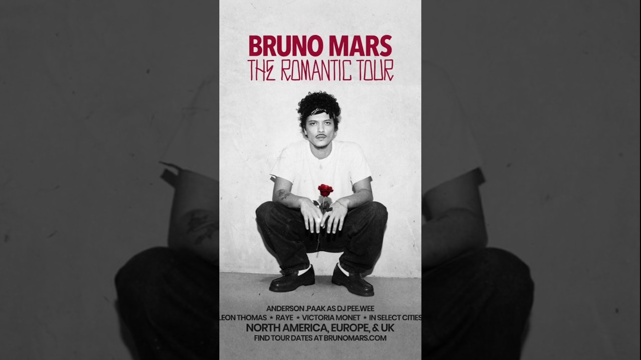 Bruno Mars 2026 The Romantic Tour: See The Dates! ✨🏟️