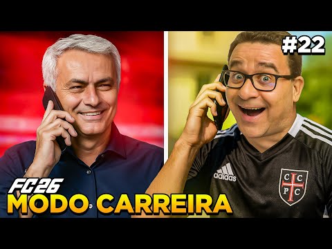EAFC 26 MODO CARREIRA #22 - MISTER JOSÉ MOURINHO LIGOU PRA MIM