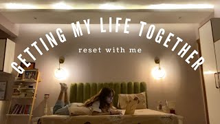 reset vlog | trying to get my life together, mid sems, burn out