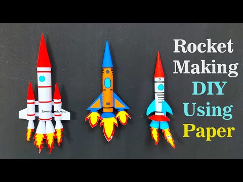 chandrayaan 3 working model 3D science project for exhibition diy rocket launching howtofunda