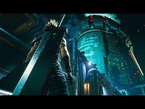 Final Fantasy VII Remake Demo Full Gameplay Walkthrough - The Destruction of Mako Reactor 1 [FF7R]