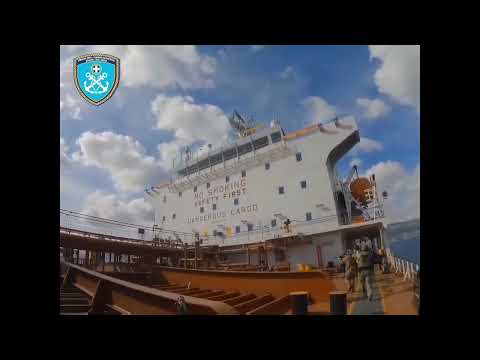 Arresting the master of the ship "Arina 1" in Chios