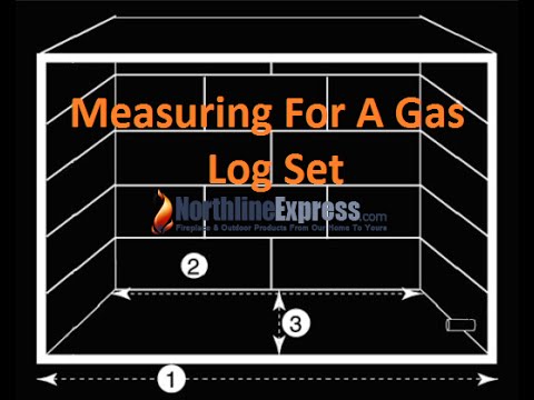 Measuring Your Fireplace For The Installation Of A Gas Log Set