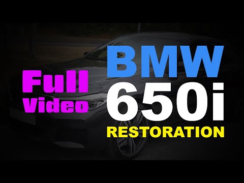 Thumbnail for INCREDIBLE DETAILING TRANSFORMATION | Restoring a faded BMW 6 Series - (Full Video) by BMW 6 Series