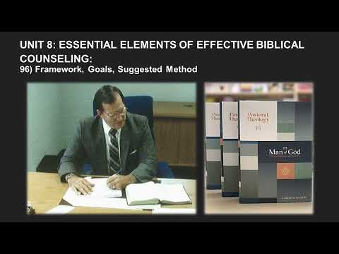 Lecture 157: Counseling by the Word (Pastoral Theology)