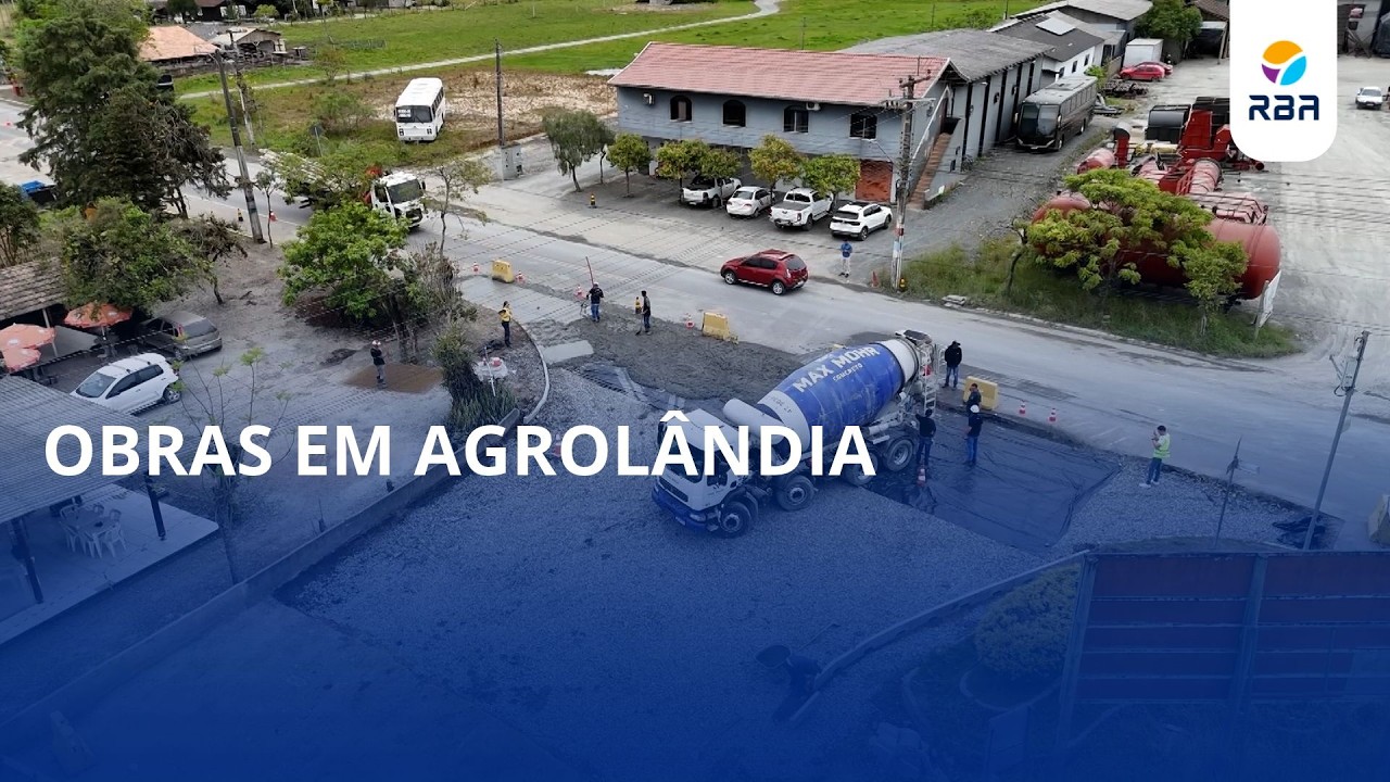 Avenida Eduardo Will, em Agrolândia, recebe pavimentação