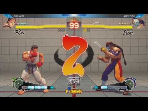 Alex Valle vs Chris King - Super Arcade Ultra Street Fighter IV Location Test