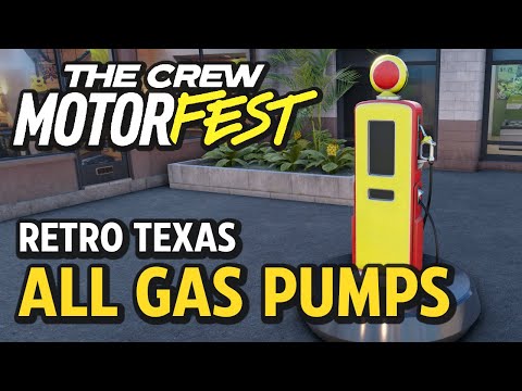 All Gas Pump Collectibles (Retro Texas) - The Crew Motorfest