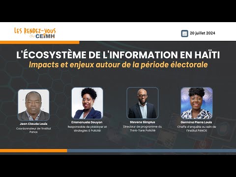 11 | L'écosystème de l'information en Haïti