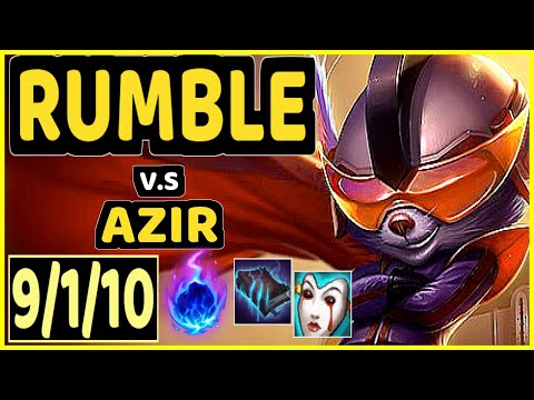 BJERGSEN (RUMBLE) vs AZIR - 9/1/10 KDA MID CHALLENGER GAMEPLAY - NA