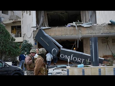 Video Thumbnail: Israeli strike hits Beirut hotel as Israel-Hezbollah clashes escalate