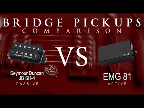 Seymour Duncan JB SH-4 vs EMG 81 - Bridge Pickup Guitar Tone Comparison Demo