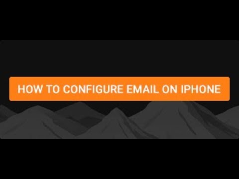 How to configure email on iphone (Email setup)