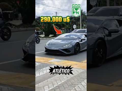 Autos de los jugadores del ATLÉTICO NACIONAL 🫣🫣
