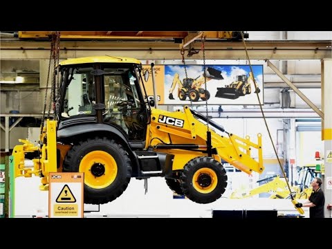 JCB tractor factory - Production Fastrac end Backhoe loaders