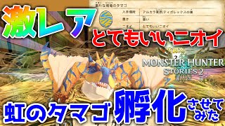 【激レア】ティガレックスの虹タマゴ出たので孵化させてみた～かわいがるしかない～【MHST2】【モンハンストーリーズ２】【モンスターハンターストーリーズ２】