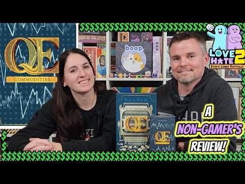 QE Commodities Expansion - A Non-Gamer's Review! Love 2 Hate #boardgames Review | @BoardGameTables