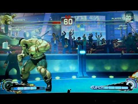 Uryo [Sakura] vs aphex timtim [Zangief] SUPER STREET FIGHTER 4 - Japanese Online Ranked Matches