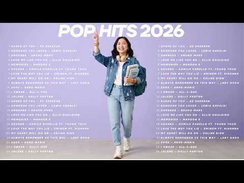 Spotify Pop Hits 2026 ♫  Celine Dion, Ed Sheeran,  Lewis Capaldi, Anne-Marie | Best Playlist
