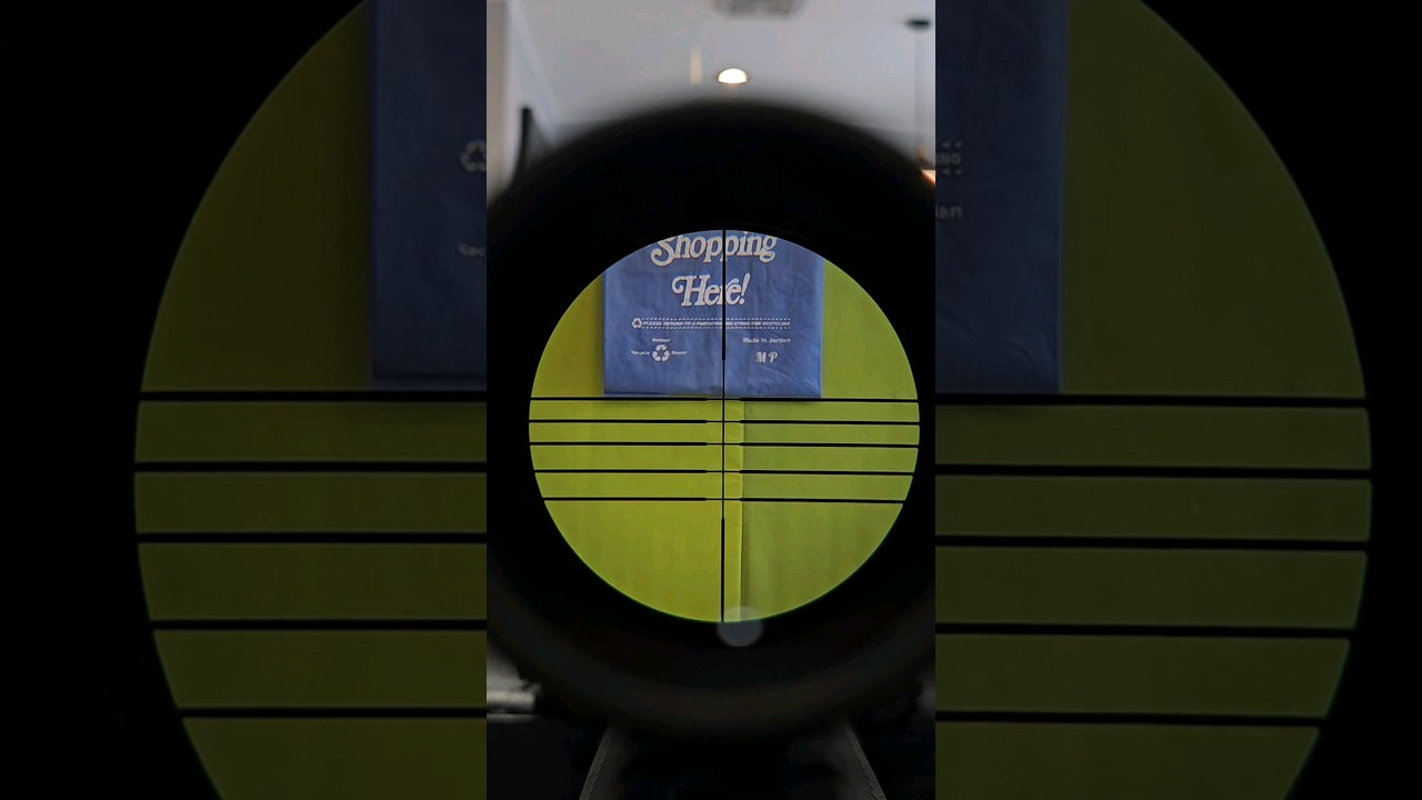 Scope on Barnett Whitetail Hunter Crossbow! 4x32 Multireticle scope